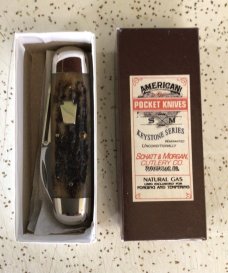 VINTAGE BONE SCHATT & MORGAN 2001 BABY SUNFISH POCKET KNIFE / “BEAUTIFUL PIECE “/ 1 of 600 VINTAGE BONE SCHATT & MORGAN 2001 BABY SUNFISH POCKET KNIFE / “BEAUTIFUL PIECE “/ 1 of 600