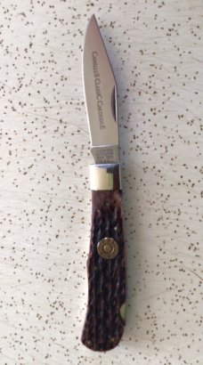 VINTAGE BONE CAMILLUS CLASSIC CARTRIDGE REMINGTON.44 MAGNUM LOCKBACK POCKET KNIFE/NOS/SWEET PIECE VINTAGE BONE CAMILLUS CLASSIC CARTRIDGE REMINGTON.44 MAGNUM LOCKBACK POCKET KNIFE/NOS/SWEET PIECE