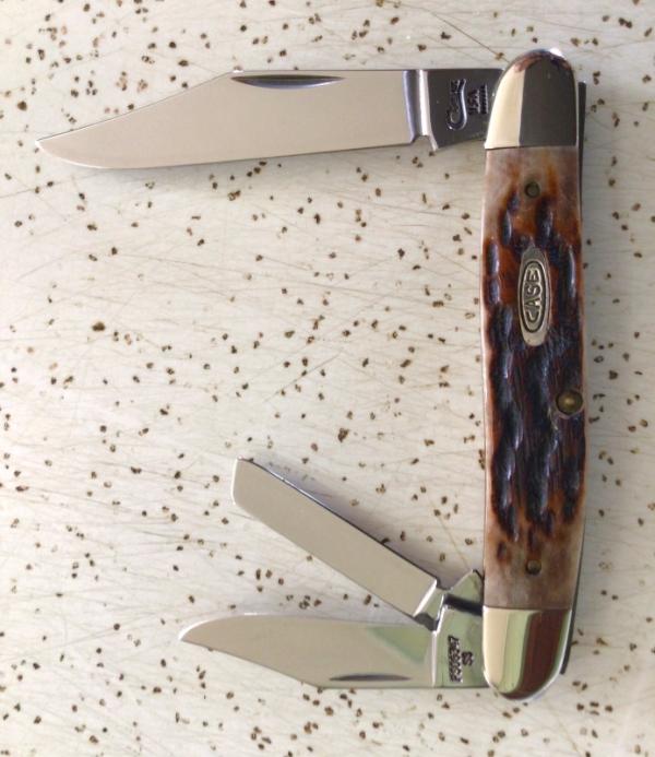 VINTAGE BONE CASE XX USA 7 DOT 1993 PS06347 WHITTLER POCKET KNIFE/NOS/BEAUTIFUL 