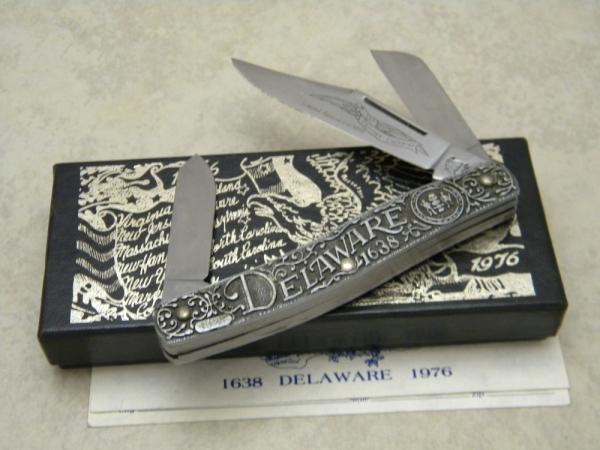 SW CUT USA (Schrade) TC-1 Limited Edition Thirteen Colonies "Deleware 1638" Stockman Knife in Box SW CUT USA (Schrade) TC-1 Limited Edition Thirteen Colonies "Deleware 1638" Stockman Knife in Box