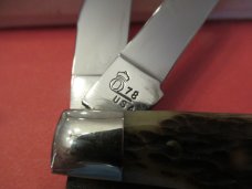 Queen Cutlery Co 1978 Brown Bone Mini Trapper Queen Cutlery Co 1978 Brown Bone Mini Trapper