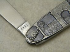 Vintage J.A. Henckels Germany 0112 Bicentennial Metal Souvenir Pen Knife - NIB