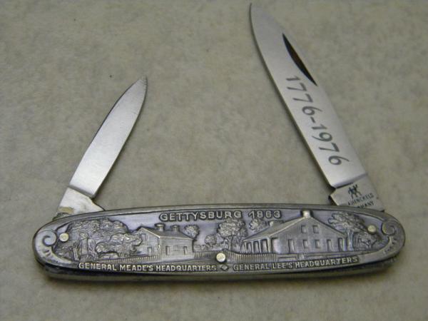 Vintage J.A. Henckels Germany 1377 Bicentennial Metal Souvenir Pen Knife - NIB