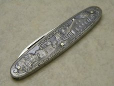 Vintage J.A. Henckels Germany 1377 Bicentennial Metal Souvenir Pen Knife - NIB