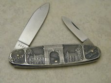 Vintage J.A. Henckels Germany 0802 Bicentennial Metal Souvenir Pen Knife - NIB