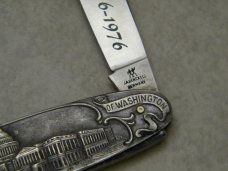 Vintage J.A. Henckels Germany 0802 Bicentennial Metal Souvenir Pen Knife - NIB