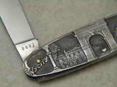 Vintage J.A. Henckels Germany 0802 Bicentennial Metal Souvenir Pen Knife - NIB