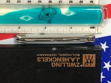 Zwilling J A Henckels 2 Blade Half (1/2) Whittler Knife w/ Fiery Mother of Pearl Handles - NOS Zwilling J A Henckels 2 Blade Half (1/2) Whittler Knife w/ Fiery Mother of Pearl Handles - NOS