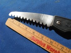 VINTAGE GERBER USA FOLDING LOCK-BACK SPORTS SAW CAMPING SAW WITH POUCH. MADE IN THE USA!!!