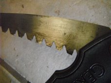 VINTAGE GERBER USA FOLDING LOCK-BACK SPORTS SAW CAMPING SAW WITH POUCH. MADE IN THE USA!!!