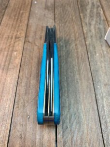 Kabar Bent Barlow Blue Rope Jigged Bone USA Made Kabar Bent Barlow Blue Rope Jigged Bone USA Made