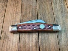 Hen and Rooster 4 Blade Congress Honey Comb Bone Made in Solingen Germany Hen and Rooster 4 Blade Congress Honey Comb Bone Made in Solingen Germany