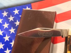 Shapleigh 3 Blade Whittler with Great Imitation Tortoise Shell Handles NOS in Orig Box w/ Parker COA Shapleigh 3 Blade Whittler with Great Imitation Tortoise Shell Handles NOS in Orig Box w/ Parker COA