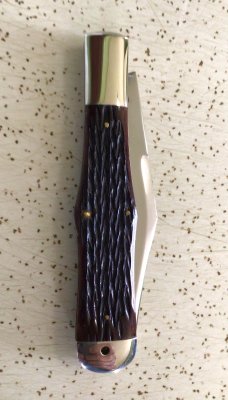 VINTAGE BONE WINCHESTER USA #1920 1990 COKE BOTTLE FOLDING HUNTER/POCKET KNIFE/NOS/SWEET to THE BONE