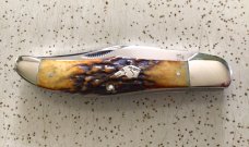 VINTAGE STAG KA-BAR “DOGS HEAD” UNION CUT CO OLEAN NY XII/77 1977 FOLDING HUNTER/POCKET KNIFE/NOS VINTAGE STAG KA-BAR “DOGS HEAD” UNION CUT CO OLEAN NY XII/77 1977 FOLDING HUNTER/POCKET KNIFE/NOS