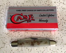 VINTAGE CASE XX 1981 A6208 “APPALOOSA “ HALF WHITTLER POCKET KNIFE VINTAGE CASE XX 1981 A6208 “APPALOOSA “ HALF WHITTLER POCKET KNIFE