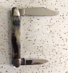 VINTAGE CASE XX 1981 A6208 “APPALOOSA “ HALF WHITTLER POCKET KNIFE VINTAGE CASE XX 1981 A6208 “APPALOOSA “ HALF WHITTLER POCKET KNIFE