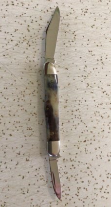 VINTAGE CASE XX 1981 A6208 “APPALOOSA “ HALF WHITTLER POCKET KNIFE VINTAGE CASE XX 1981 A6208 “APPALOOSA “ HALF WHITTLER POCKET KNIFE