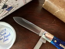 Great Eastern Cutlery Tidioute #062219 Pemberton, Dark Blue Jigged Bone Handle, New (GEC 06) 