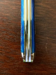Great Eastern Cutlery Tidioute #062219 Pemberton, Dark Blue Jigged Bone Handle, New (GEC 06) 
