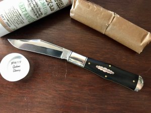 Great Eastern Cutlery Northfield 976119 Allegheny, Gabon Ebony Handle, New (GEC 97) 