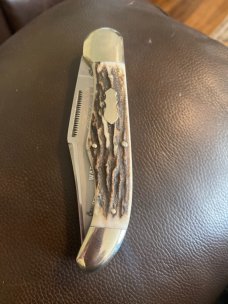 1983 Bulldog Brand Solingen Germany Super Fat & Super Gmarly Stag Hamdles Folding Hunter War Hawk 1983 Bulldog Brand Solingen Germany Super Fat & Super Gmarly Stag Hamdles Folding Hunter War Hawk