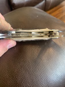 1984 Bulldog Brand Super Fat & Gnarly Stag Handles Sowbelly With 5 Blades And Fluted Bolsters 1984 Bulldog Brand Super Fat & Gnarly Stag Handles Sowbelly With 5 Blades And Fluted Bolsters