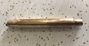 ANTIQUE /VINTAGE EAGLE AUTOMATIC PENCIL CO USA 1883–1945 BRASS GRAVITY KNIFE PENCIL SHARPENER/SWEET
