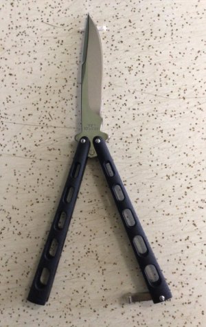 VINTAGE BENCHMADE USA BALI SONG 239B WEEHAWK BLADE BUTTERFLY KNIFE/ “BEAUTIFUL PC” &  “MINT”