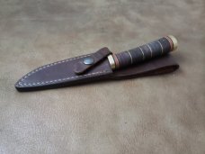 Muskrat Man customs Schrade 153UH golden spike
