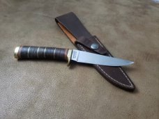 Muskrat Man customs Schrade 153UH golden spike