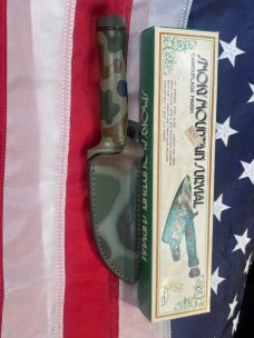 Vintage Parker Smoky Mountain Survival / Boot knife (K-363 c) w/ Sheath -Quick Release Sheath -Mint Vintage Parker Smoky Mountain Survival / Boot knife (K-363 c) w/ Sheath -Quick Release Sheath -Mint