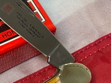 Vintage J A Henckels 2 Blade Canoe w/ Great Stag Handles +Red Shield & Blade Etch - NM -NICE ONE! Vintage J A Henckels 2 Blade Canoe w/ Great Stag Handles +Red Shield & Blade Etch - NM -NICE ONE!