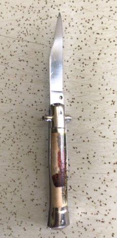 VINTAGE INOX ITALIAN STILETTO STYLE SWITCHBLADE/VERY SWEET LOOKING & WORKING KNIFE 