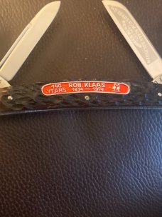 Vintage Kissing Crane Robi Klaas Black Bone Handle Congress "140 Years Robi Klaas 1834-1974" Vintage Kissing Crane Robi Klaas Black Bone Handle Congress "140 Years Robi Klaas 1834-1974"