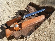 VINTAGE WESTERN S-W766 STAINLESS FILET FISHING KNIFE w/ original leather sheath. MADE IN THE USA!!!! VINTAGE WESTERN S-W766 STAINLESS FILET FISHING KNIFE w/ original leather sheath. MADE IN THE USA!!!!