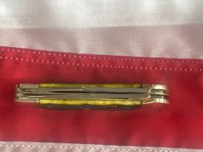 J A Henckels Copperhead Pocket Knife w Green Bone Handles +Black Shield -NOS J A Henckels Copperhead Pocket Knife w Green Bone Handles +Black Shield -NOS