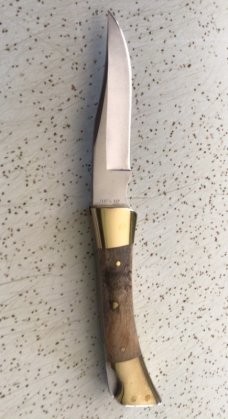 VINTAGE CASE XX 7197 1972 “CURLY MAPLE” “SHARK TOOTH” FOLDING LOCKBACK KNIFE/NOS/ “ BEAUTIFUL “