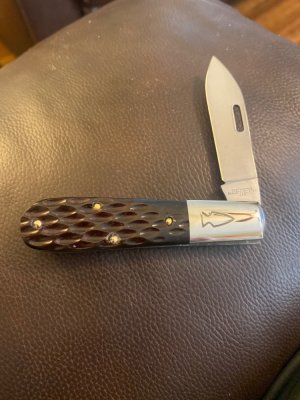 Northwoods Gladstone Michigan Beatiful Badlow With Single Blade With Cutkut & Bolster With Emble