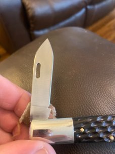 Northwoods Gladstone Michigan Beatiful Badlow With Single Blade With Cutkut & Bolster With Emble Northwoods Gladstone Michigan Beatiful Badlow With Single Blade With Cutkut & Bolster With Emble