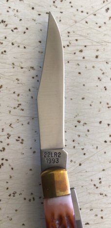VINTAGE CAMILLUS USA 1993 “RIMFIRE CLASSIC” 22LR2 with .22 LONG RIFLE BULLET SHIELD/NOS/SWEET PIECE VINTAGE CAMILLUS USA 1993 “RIMFIRE CLASSIC” 22LR2 with .22 LONG RIFLE BULLET SHIELD/NOS/SWEET PIECE