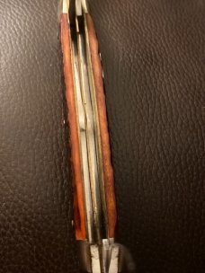 1978 Robi Klaas Kissing Crane Solingen Germanr 1749XVlll Red Bone Congress With 4 Blades & Sheild 1978 Robi Klaas Kissing Crane Solingen Germanr 1749XVlll Red Bone Congress With 4 Blades & Sheild