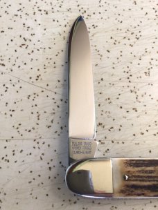 VINTAGE STAG BULLDOG BRAND HAMMER FORGED GERMANY 1998 ANGLO SAXON WHITTLER “NEW ORLEANS KNIFE”/MINT VINTAGE STAG BULLDOG BRAND HAMMER FORGED GERMANY 1998 ANGLO SAXON WHITTLER “NEW ORLEANS KNIFE”/MINT