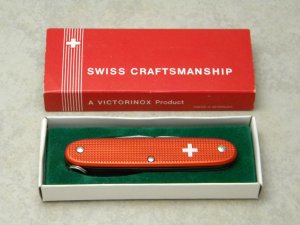 Victorinox Switzerland Stainless Rostfrei Red Alox Farmer Multi Tool Swiss Army Knife NIB