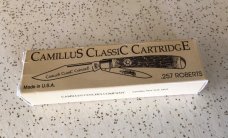 VINTAGE BONE CAMILLUS USA CLASSIC CARTRIDGE CCC-4 .257 ROBERTS KNIFE/NOS/“LARGE VERY SWEET PIECE” VINTAGE BONE CAMILLUS USA CLASSIC CARTRIDGE CCC-4 .257 ROBERTS KNIFE/NOS/“LARGE VERY SWEET PIECE”