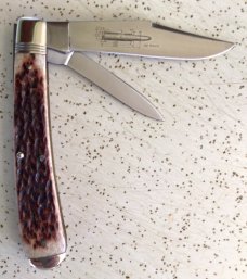 VINTAGE BONE CAMILLUS USA CLASSIC CARTRIDGE CCC-4 .257 ROBERTS KNIFE/NOS/“LARGE VERY SWEET PIECE” VINTAGE BONE CAMILLUS USA CLASSIC CARTRIDGE CCC-4 .257 ROBERTS KNIFE/NOS/“LARGE VERY SWEET PIECE”