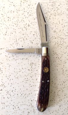 VINTAGE BONE CAMILLUS USA CLASSIC CARTRIDGE CCC-4 .257 ROBERTS KNIFE/NOS/“LARGE VERY SWEET PIECE” VINTAGE BONE CAMILLUS USA CLASSIC CARTRIDGE CCC-4 .257 ROBERTS KNIFE/NOS/“LARGE VERY SWEET PIECE”