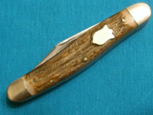 VINTAGE CAMILLUS NEW YORK USA 14 DELRIN STOCKMAN JACK PEN FOLDING POCKET KNIFE KNIVES OLD