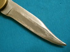 VINTAGE 1960'S 2 LINE 3 PIN INVERTED STAMP 110 BUCK USA LOCKBACK FOLDING HUNTER POCKET KNIFE KNIVES VINTAGE 1960'S 2 LINE 3 PIN INVERTED STAMP 110 BUCK USA LOCKBACK FOLDING HUNTER POCKET KNIFE KNIVES