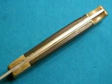 VINTAGE 1960'S 2 LINE 3 PIN INVERTED STAMP 110 BUCK USA LOCKBACK FOLDING HUNTER POCKET KNIFE KNIVES VINTAGE 1960'S 2 LINE 3 PIN INVERTED STAMP 110 BUCK USA LOCKBACK FOLDING HUNTER POCKET KNIFE KNIVES